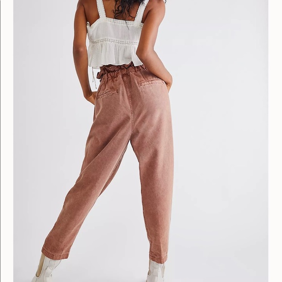 Free people paper bag style cropped pant - Picture 6 of 6